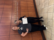 Linda Crowley, RN, receives Silver Level Professional recognition Program Award. 