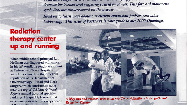 Announcement of the opening of CEIGRT by UIHC's Partners newsletter