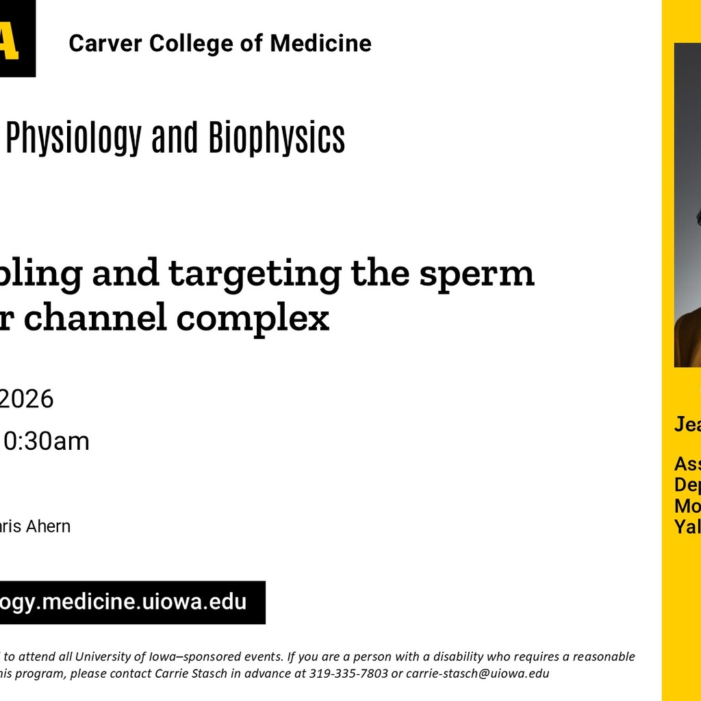 Molecular Physiology and Biophysics Seminar, Jean-Ju Chung, PhD promotional image