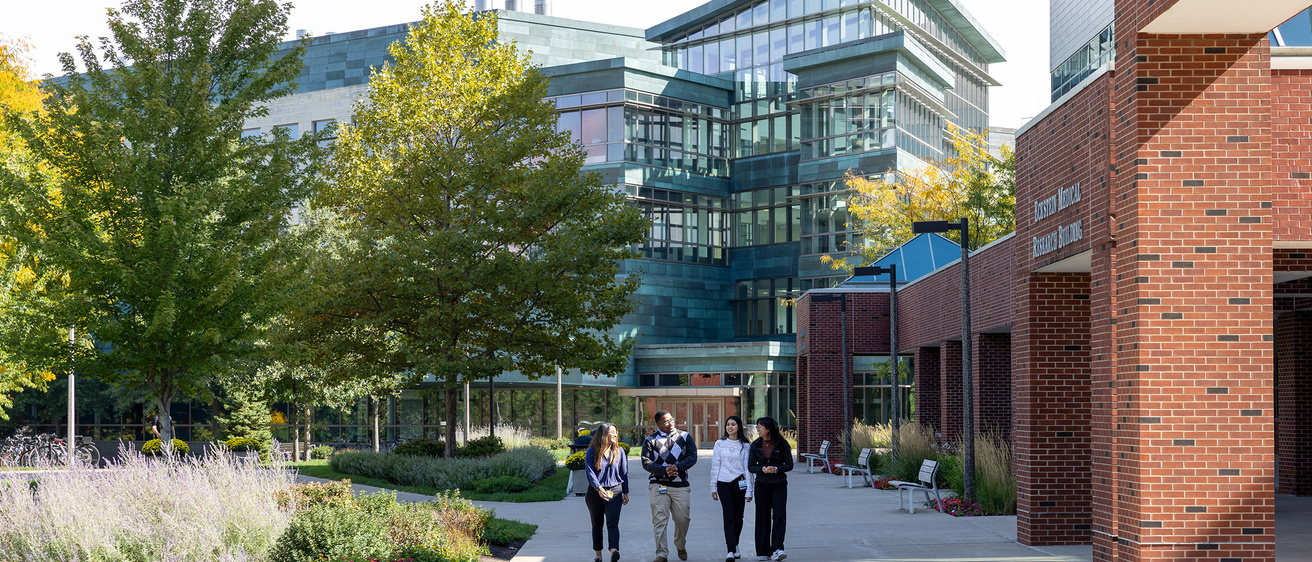 View of the Carver College of Medicine buildings