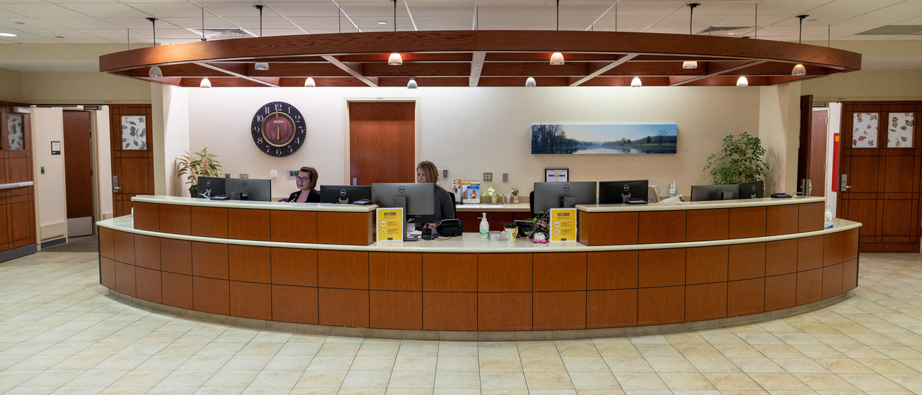 Radiation Oncology Reception area